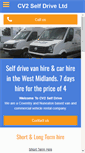 Mobile Screenshot of cv2selfdrive.co.uk